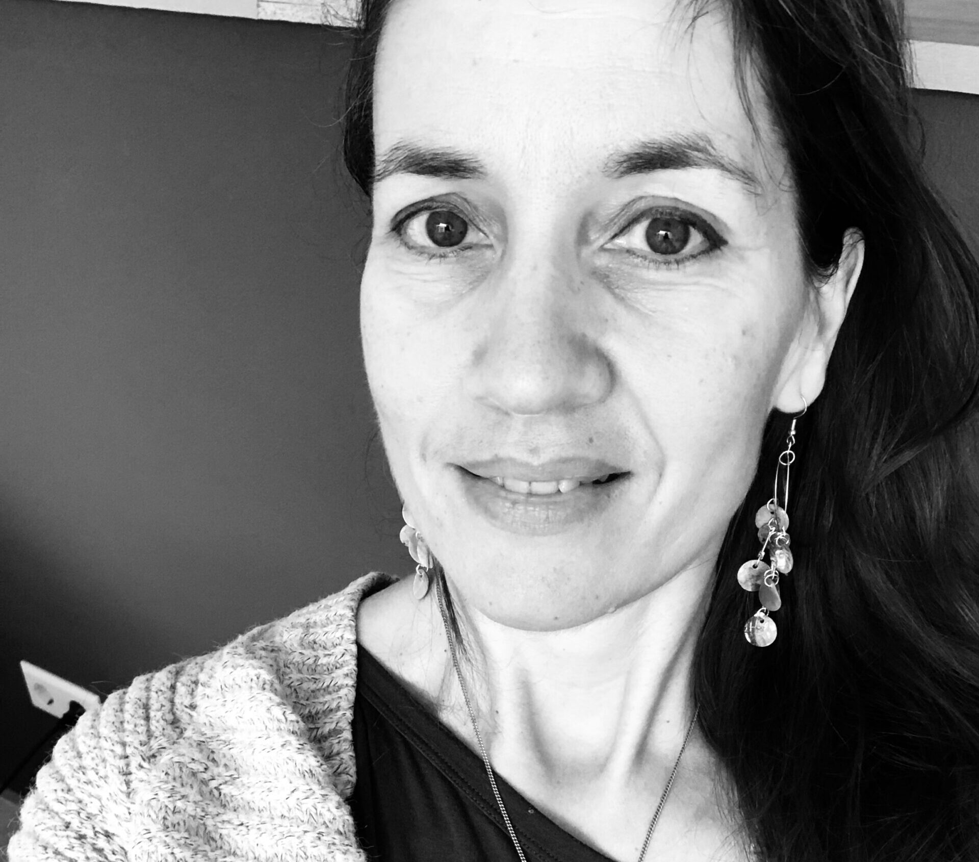 vrouw, foto in zwart/wit